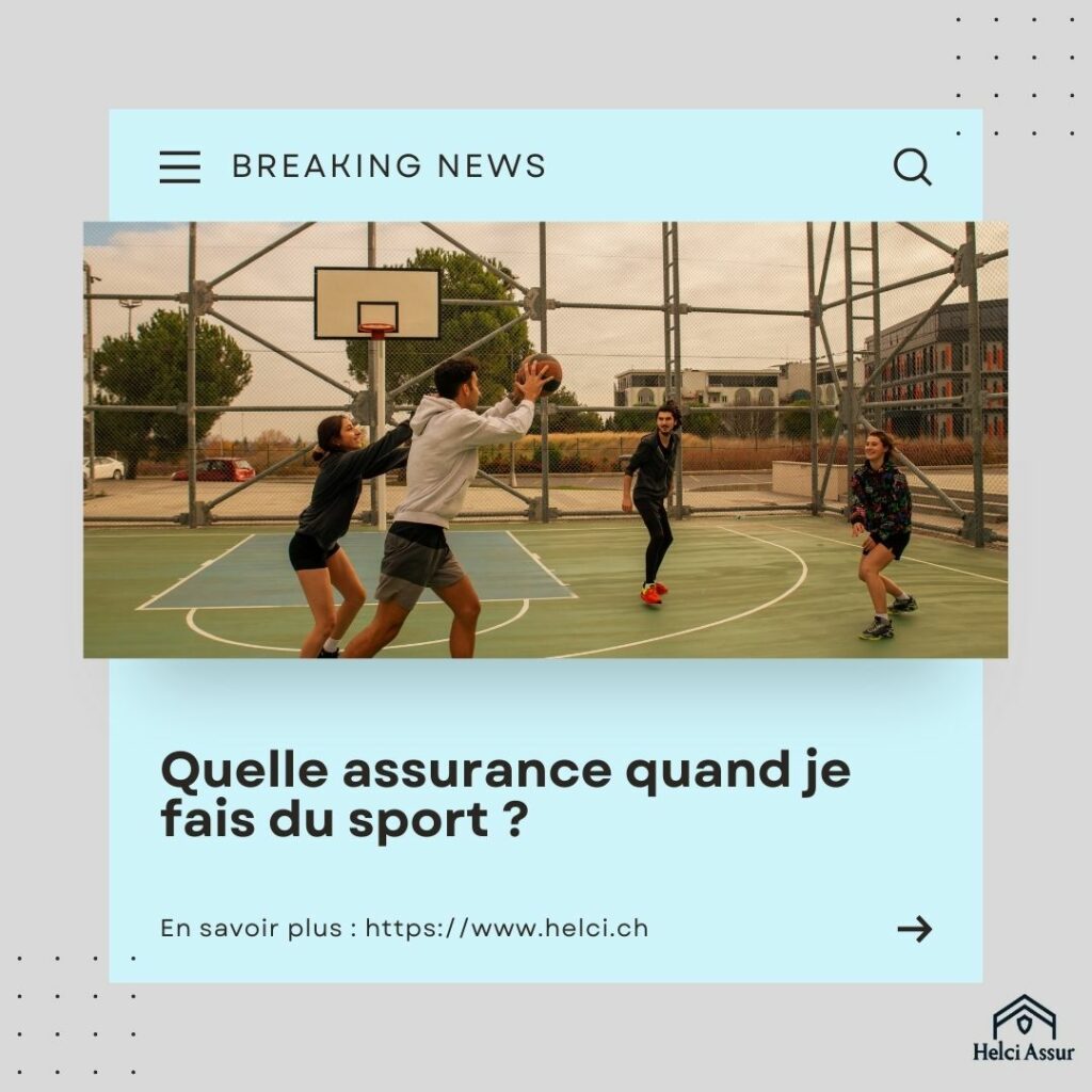 Quelle assurance quand je fais du sport