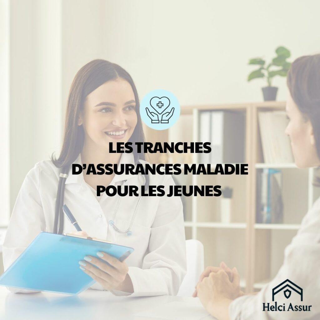 LES TRANCHES D'ASSURANCES MALADIE POUR LES JEUNES