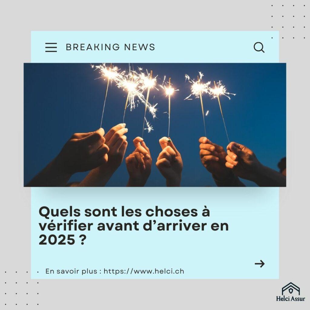 Préparer 2025 : Les points à vérifier pour une année sans tracas